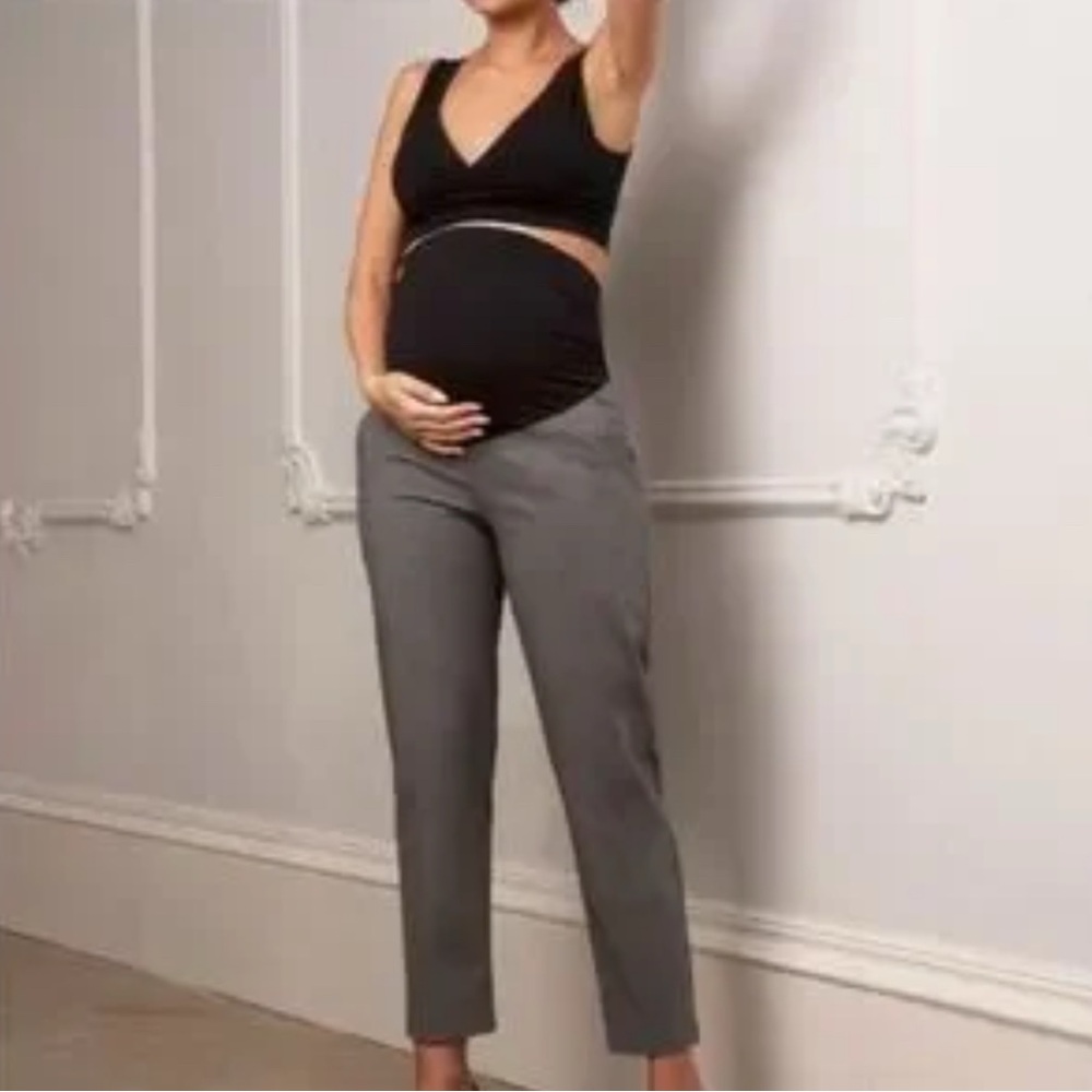 Seraphine Tapered Over Bump Maternity Work Trouser